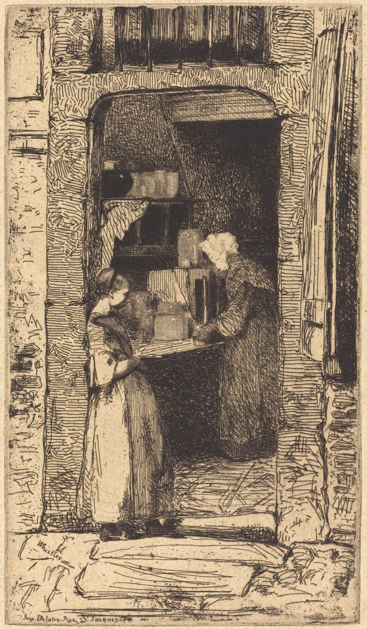 Senapssäljaren, 1858. av James Abbott McNeill Whistler