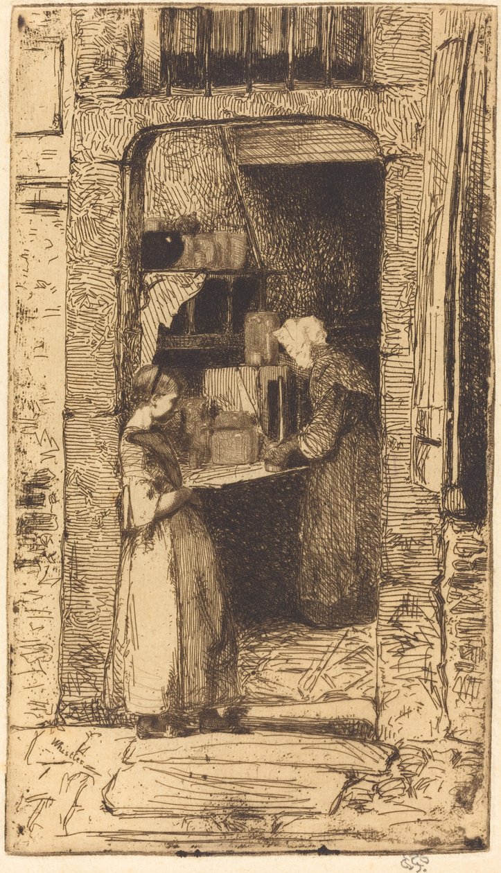 Senapssäljaren, 1858. av James Abbott McNeill Whistler