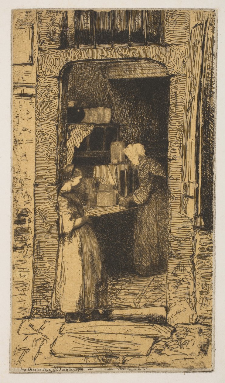 Senapssäljaren, 1858. av James Abbott McNeill Whistler