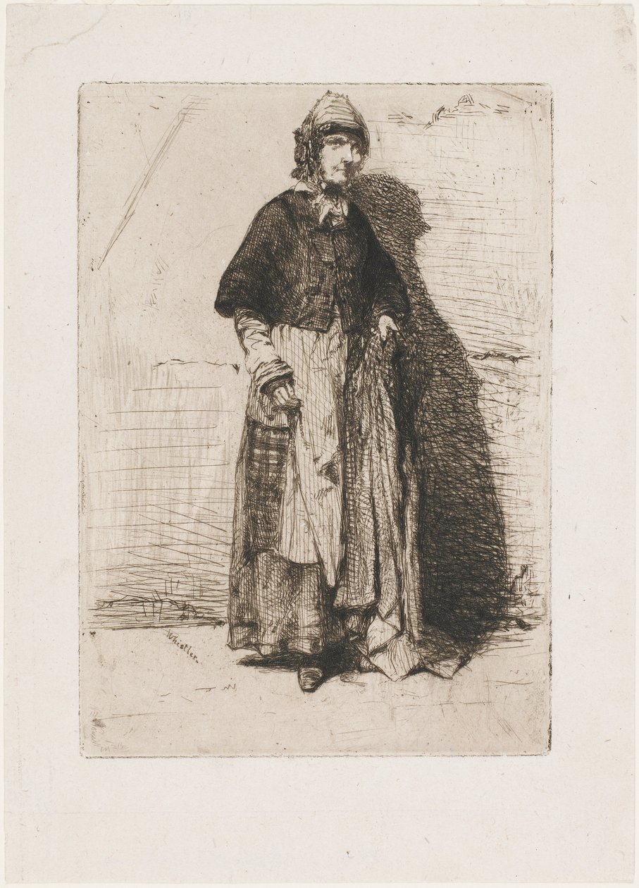 Moder Gerard, 1858. av James Abbott McNeill Whistler