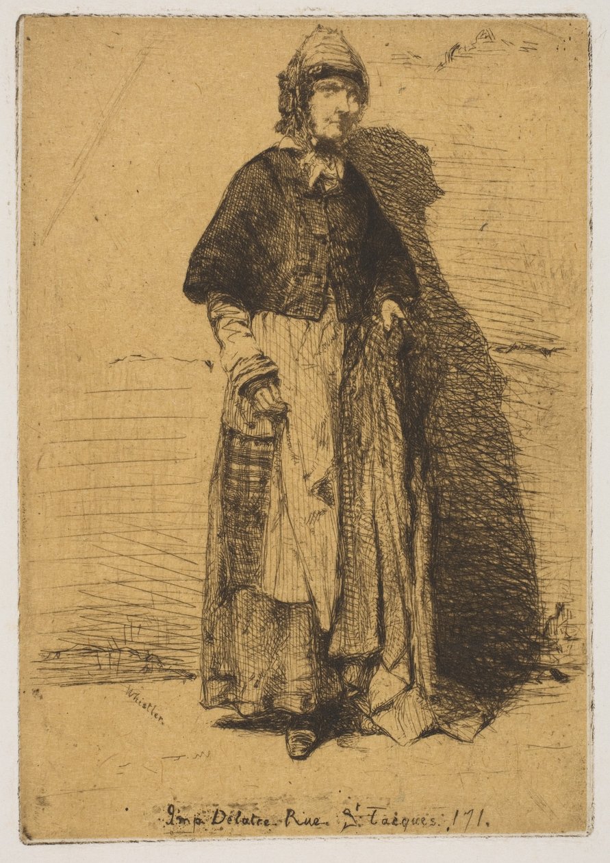 Moder Gerard, 1858. av James Abbott McNeill Whistler