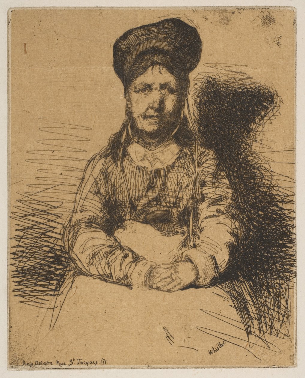 La Rétameuse, 1858. av James Abbott McNeill Whistler