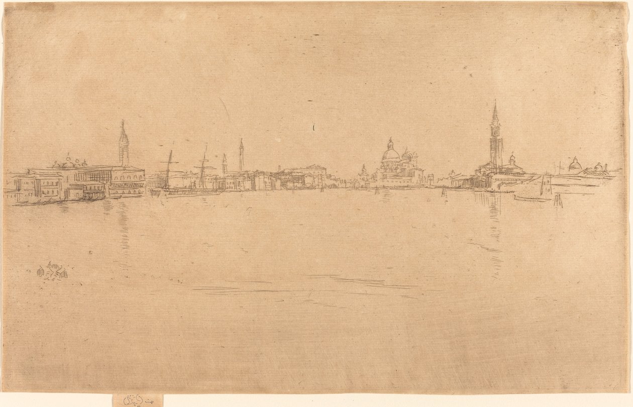 La Salute: Dawn, 18791880. av James Abbott McNeill Whistler