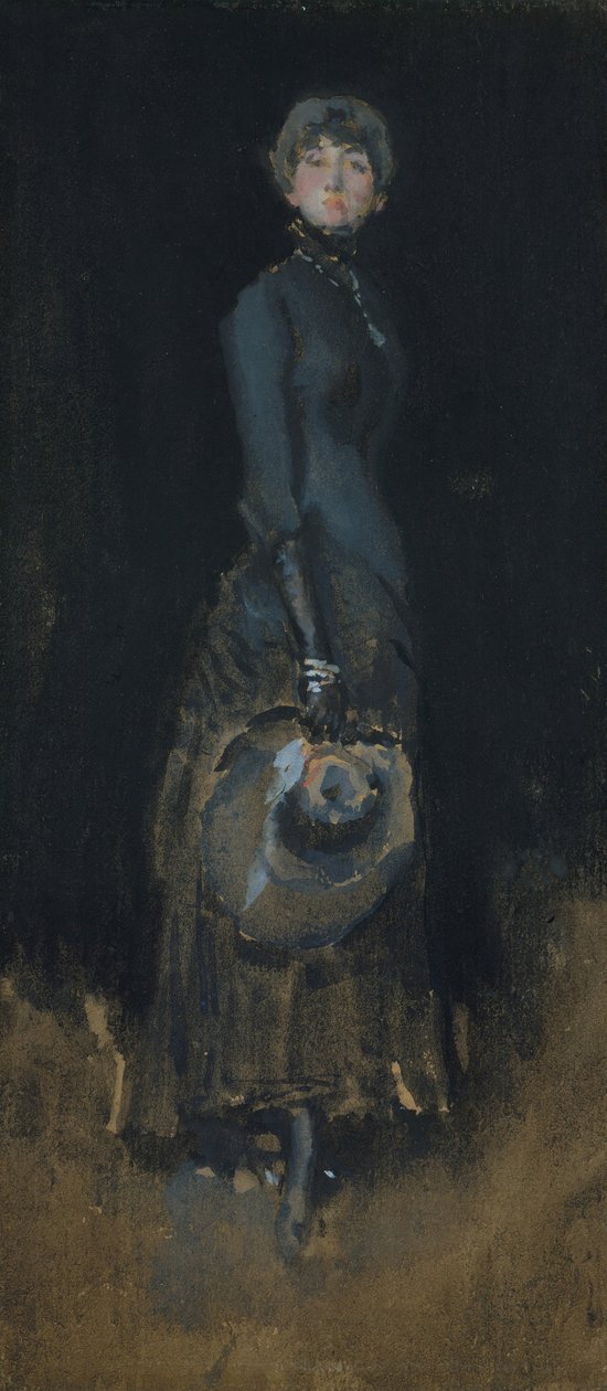 Lady in Grey, ca. 1883. av James Abbott McNeill Whistler