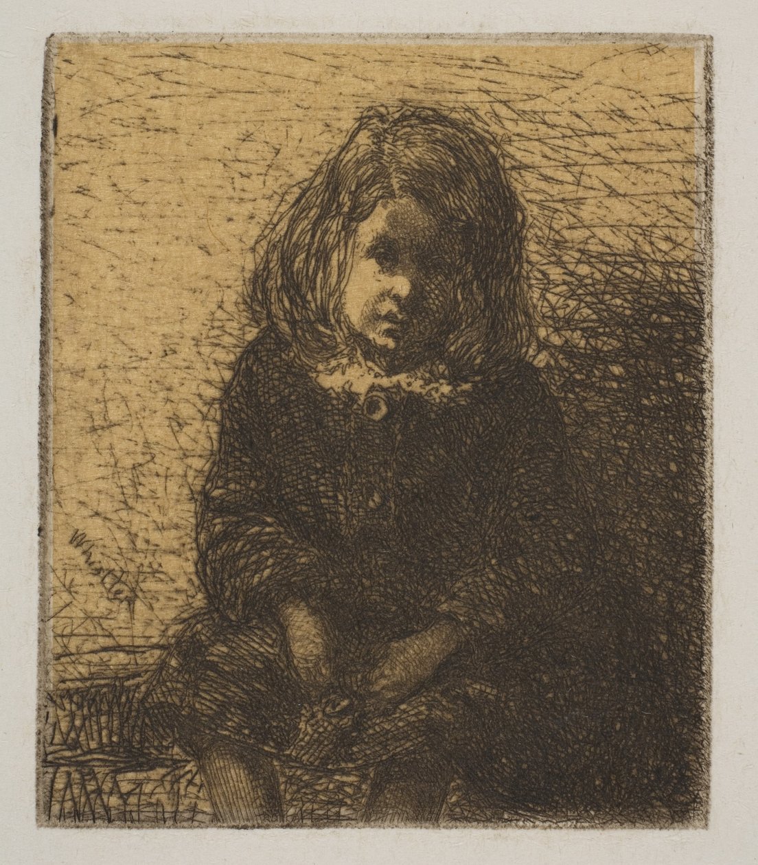 Lille Arthur, 1857-58. av James Abbott McNeill Whistler
