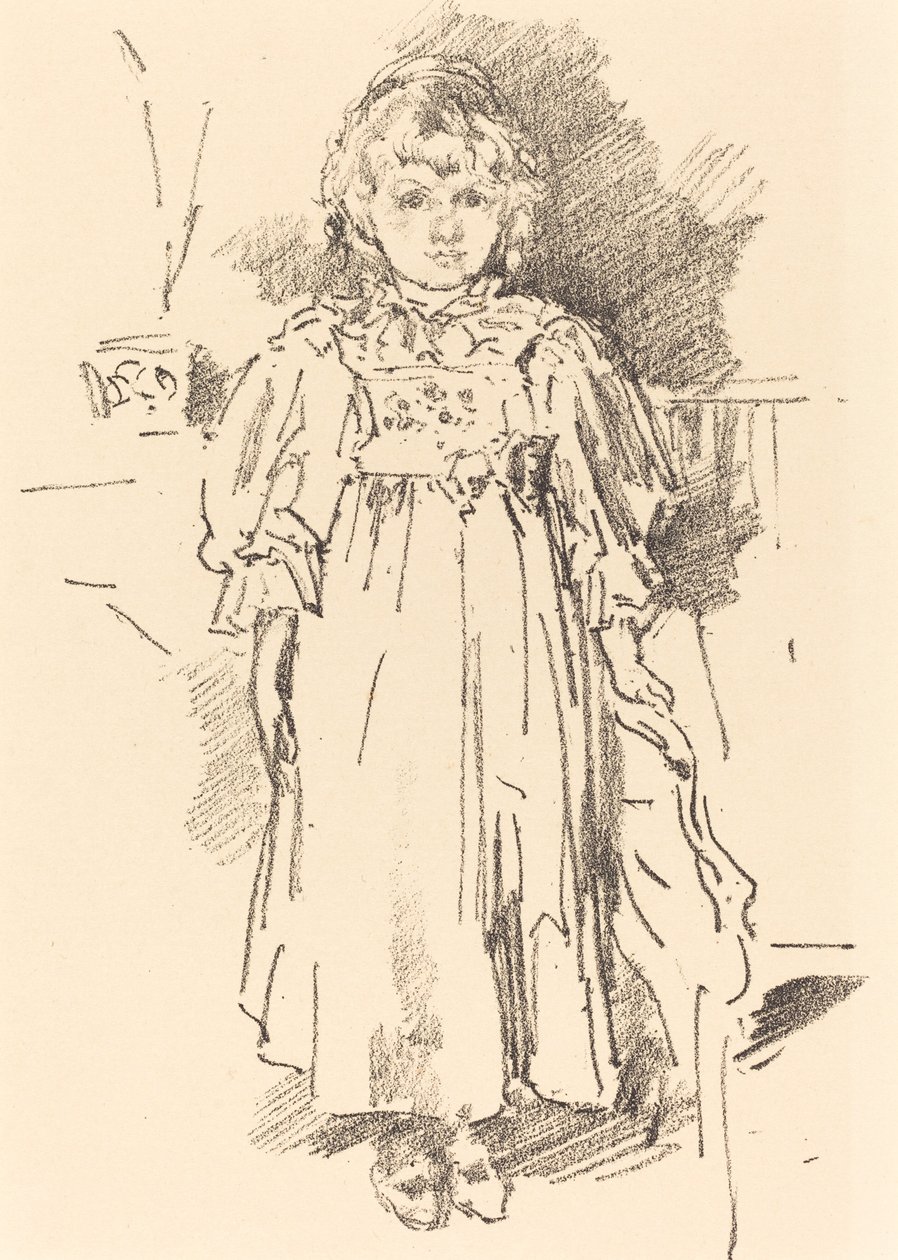 Lilla Evelyn, 1896. av James Abbott McNeill Whistler