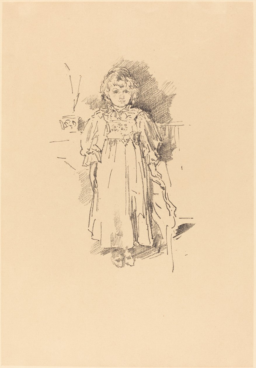 Lilla Evelyn, 1896. av James Abbott McNeill Whistler