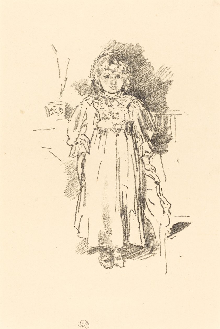 Lilla Evelyn, 1896. av James Abbott McNeill Whistler