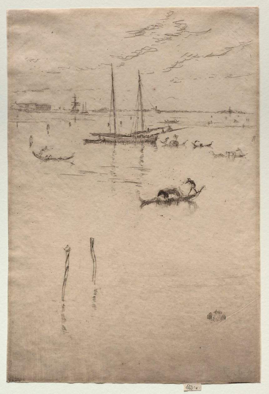 Lilla lagunen. av James Abbott McNeill Whistler