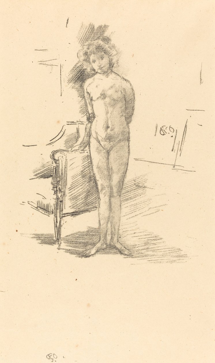 Little London Model, 1896. av James Abbott McNeill Whistler
