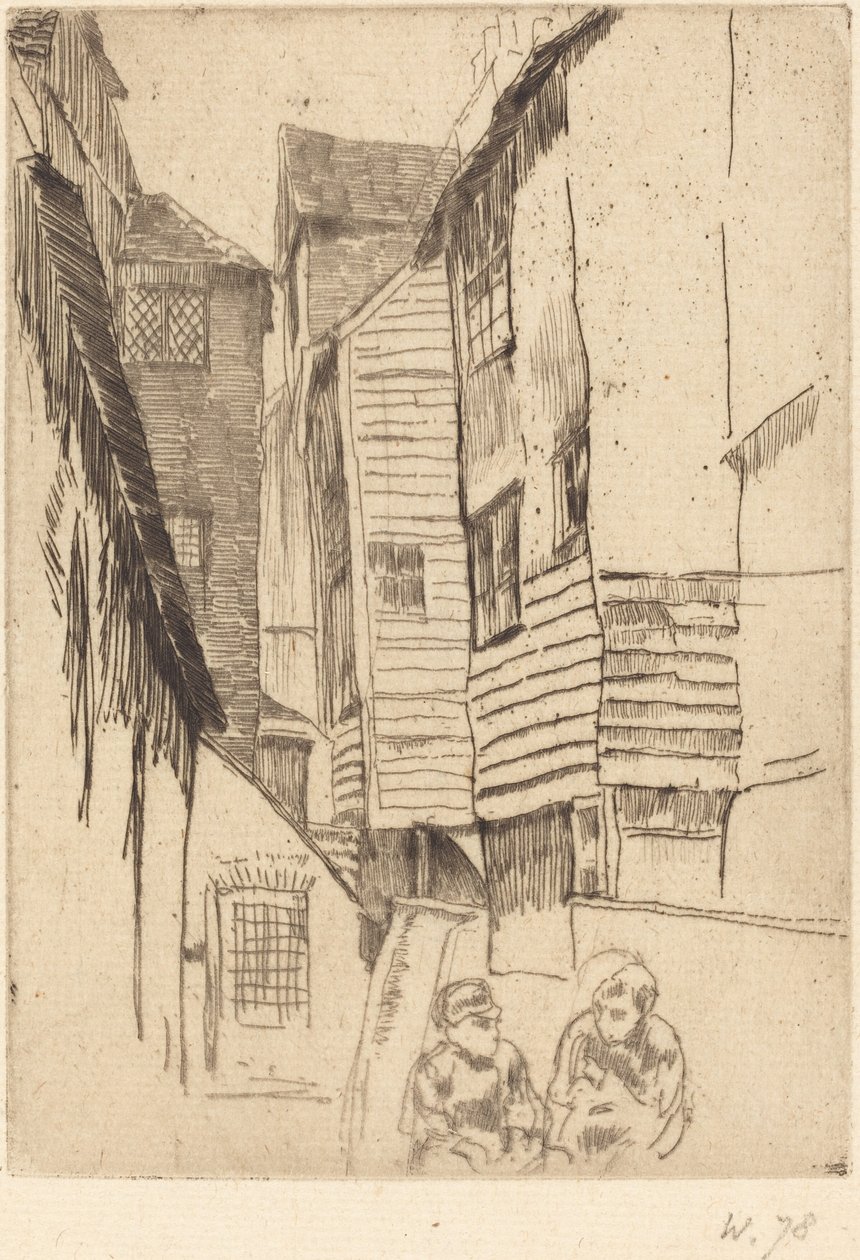 Little Smithfield, ca. 1877. av James Abbott McNeill Whistler