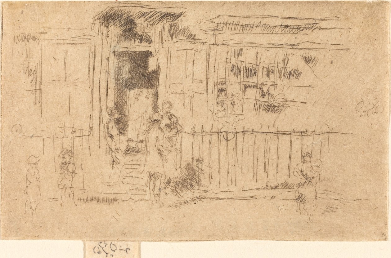Little Steps, Chelsea, ca. 18841886. av James Abbott McNeill Whistler