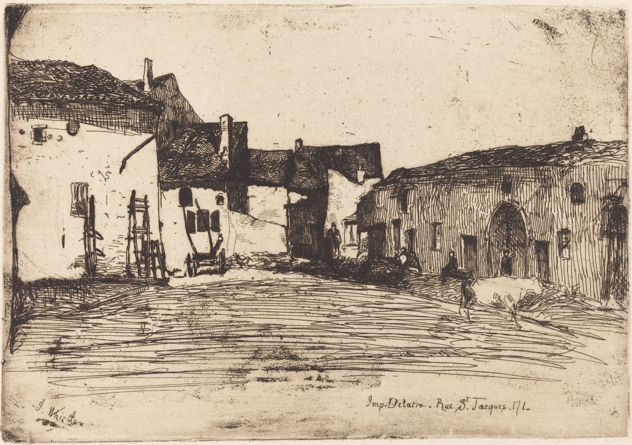 Liverdun, 1858. av James Abbott McNeill Whistler