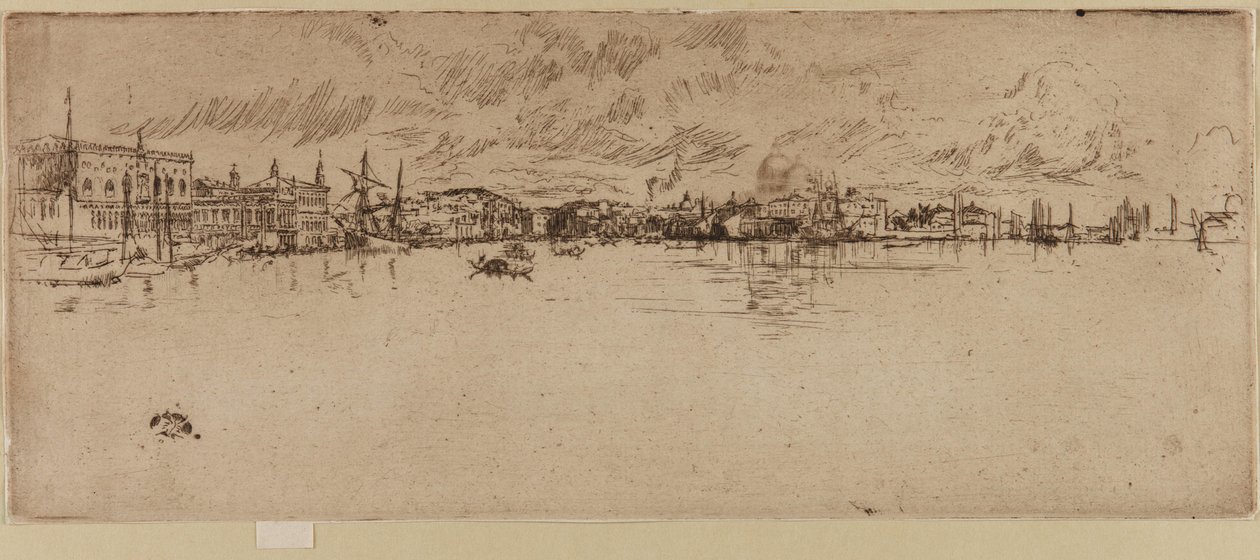 Långa Venedig, 1879-1880. av James Abbott McNeill Whistler