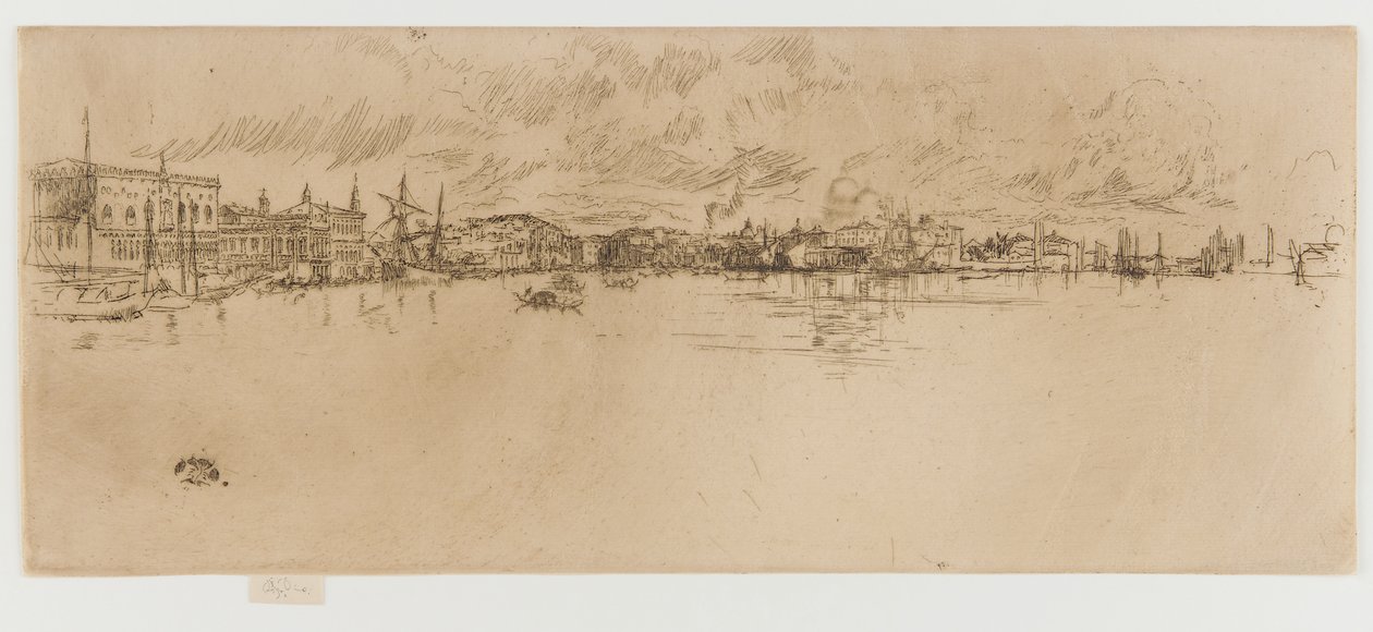 Långa Venedig, 1879-1880. av James Abbott McNeill Whistler