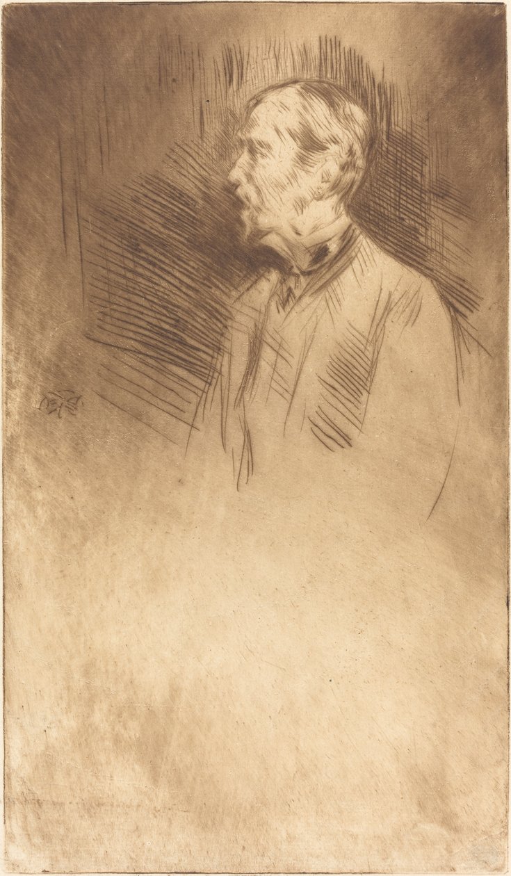 Lord Wolseley, ca. 1877. av James Abbott McNeill Whistler