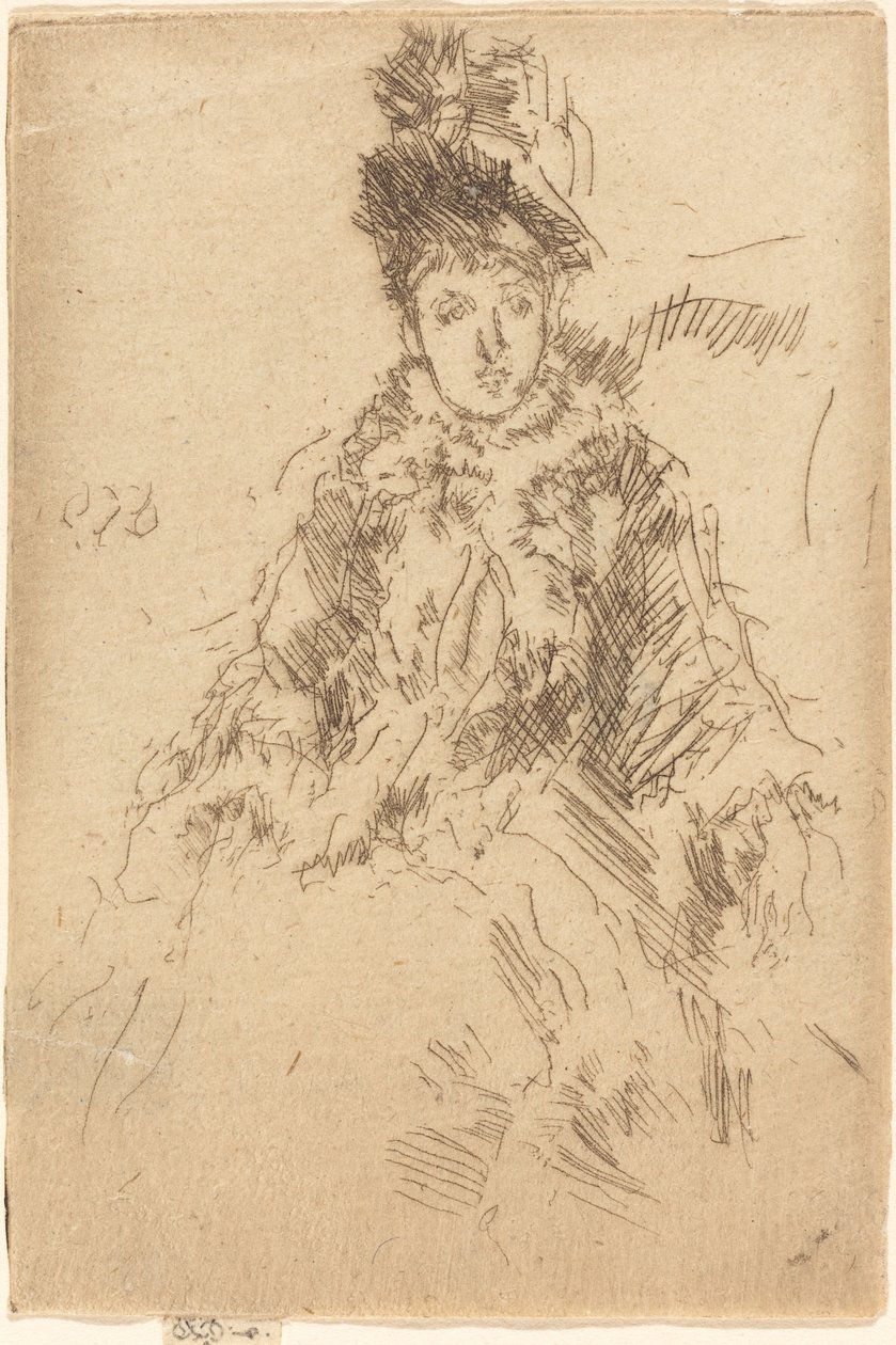 Miss Lenoir, ca. 1887. av James Abbott McNeill Whistler