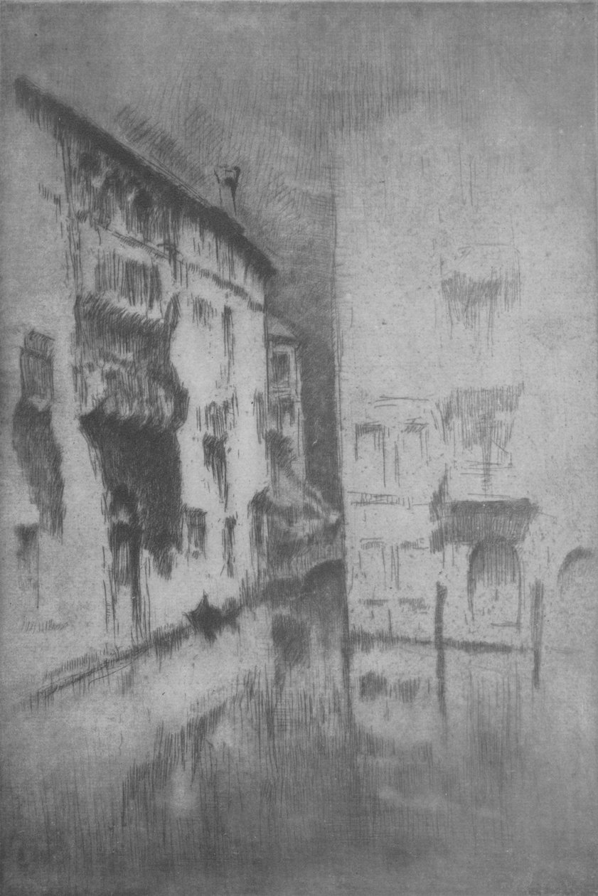 Nocturne - Palaces, 1878, 1904 av James Abbott McNeill Whistler
