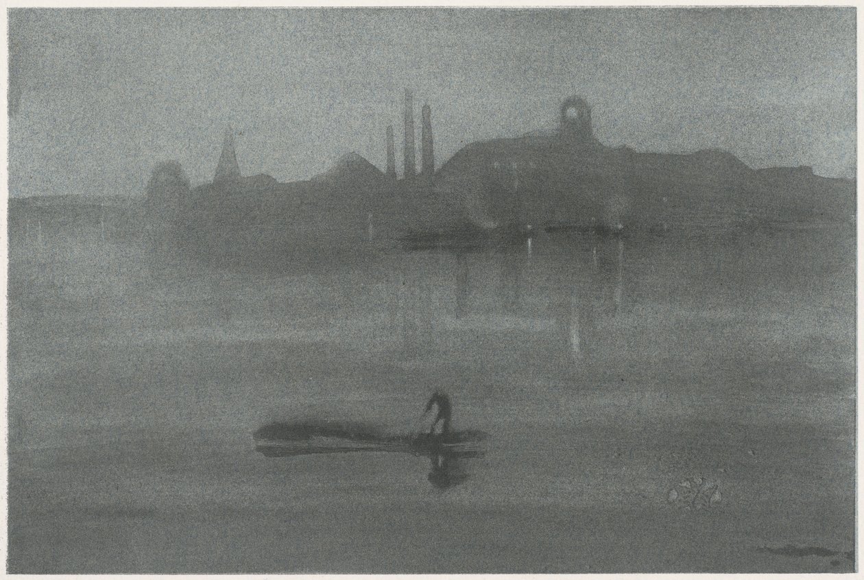 Nocturne, 1878. av James Abbott McNeill Whistler