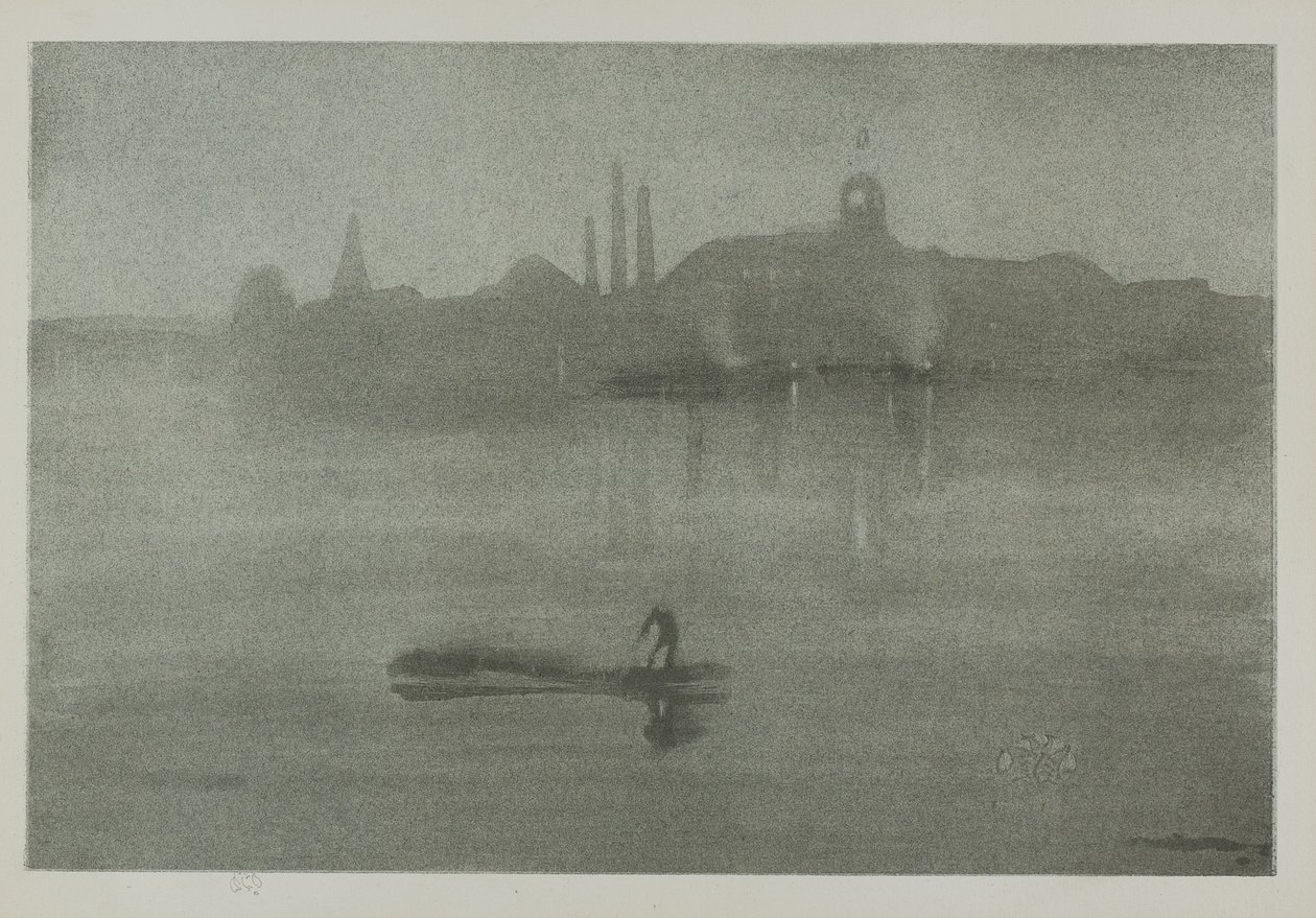 Nocturne, 1878, publicerad 1887 av James Abbott McNeill Whistler