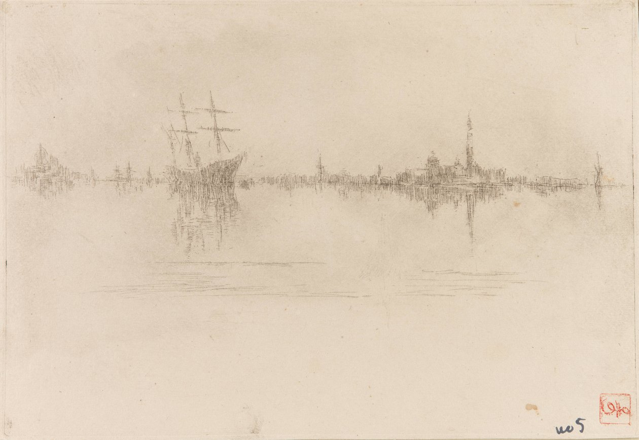 Nocturne, 1879-1880. av James Abbott McNeill Whistler