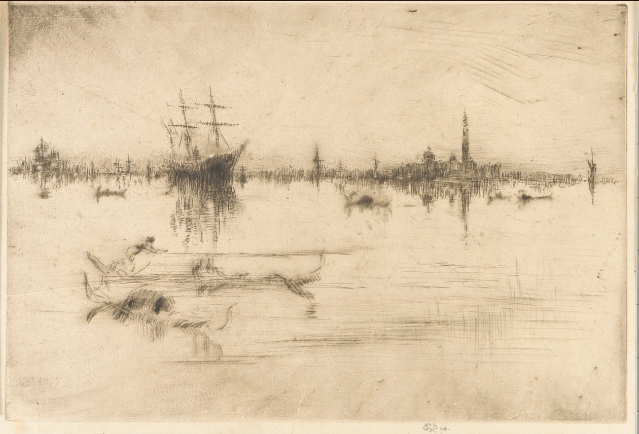 Nocturne, 1879-1880. av James Abbott McNeill Whistler