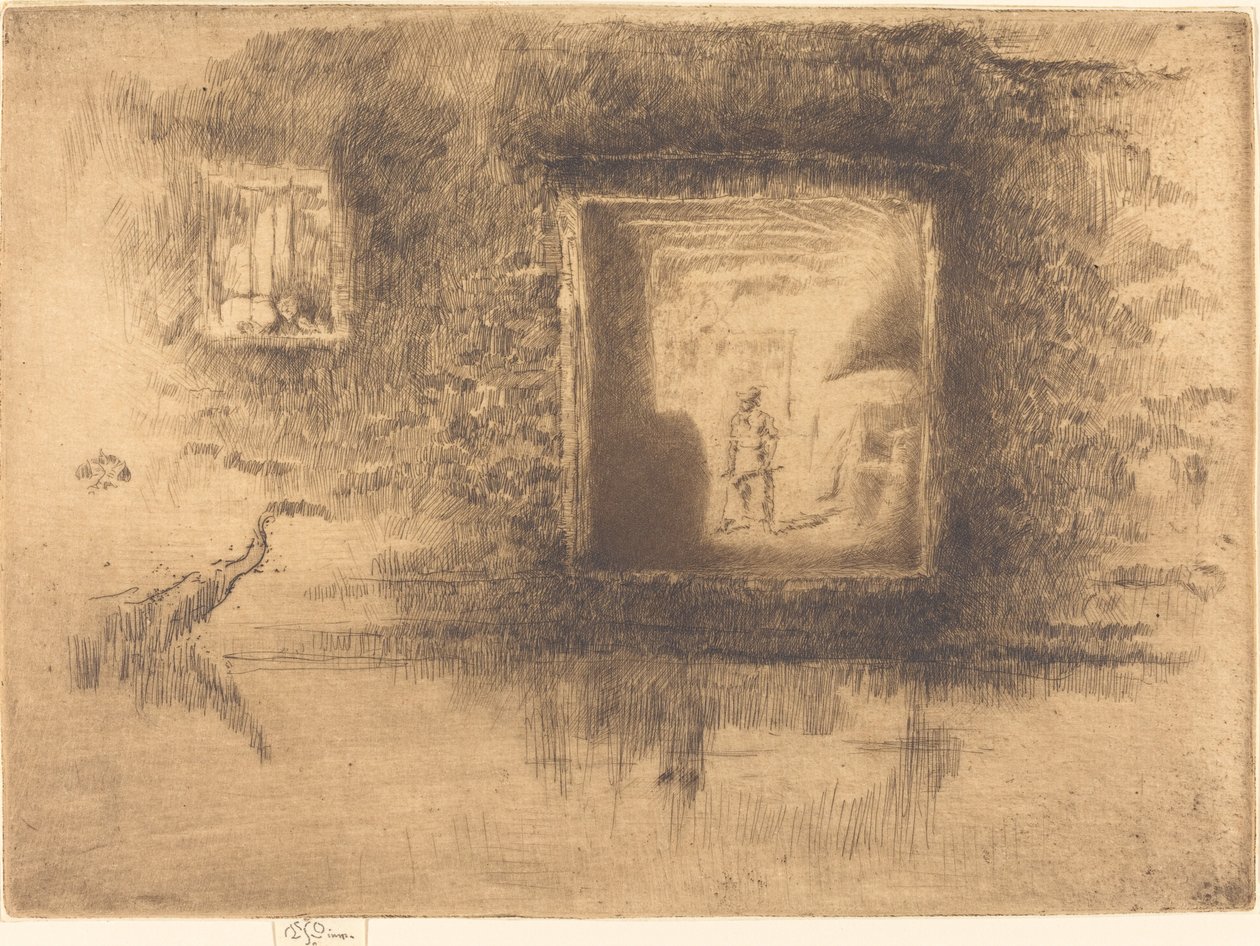 Nocturne: Furnace, 1880. av James Abbott McNeill Whistler