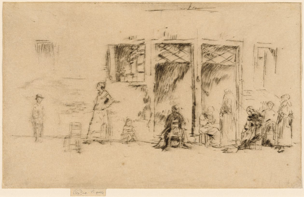 Gamla kvinnor, 18791880. av James Abbott McNeill Whistler