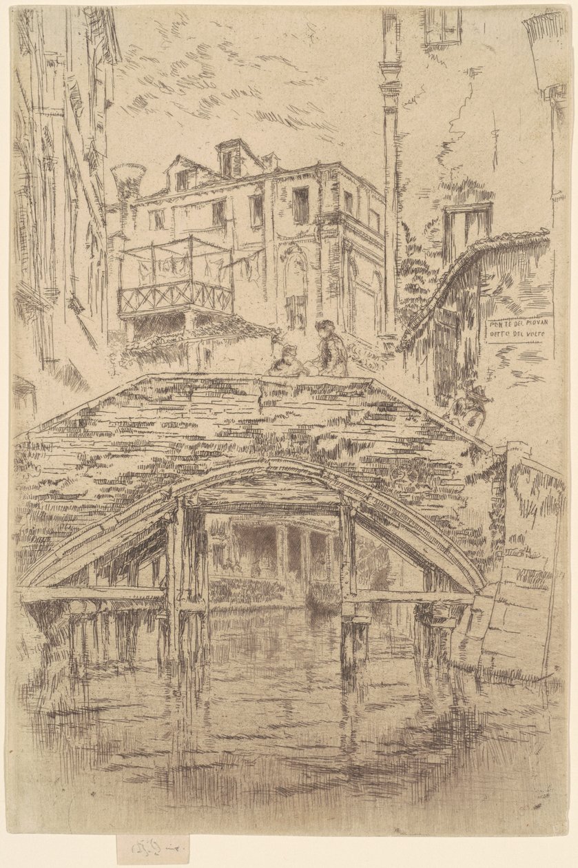 Piovan-bron, 1879-1880. av James Abbott McNeill Whistler