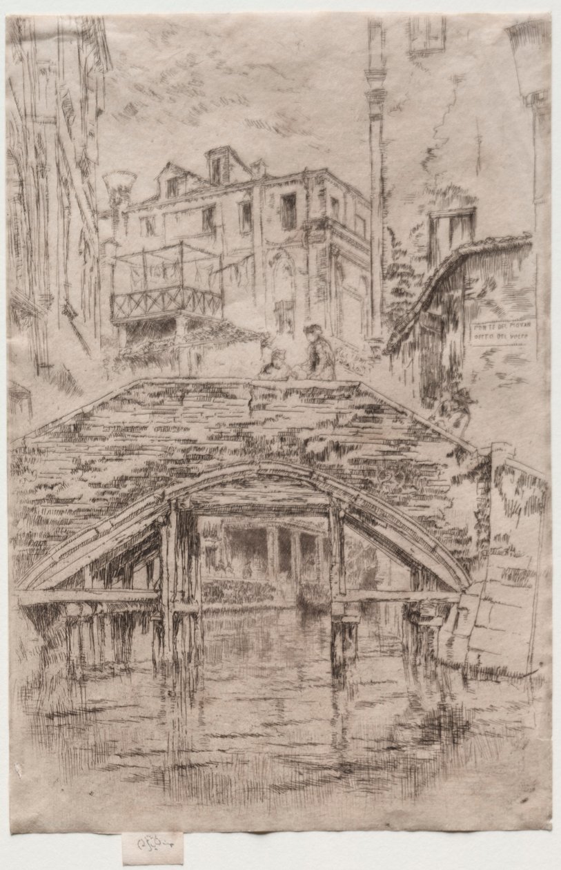 Piovan Bridge, 1886. av James Abbott McNeill Whistler