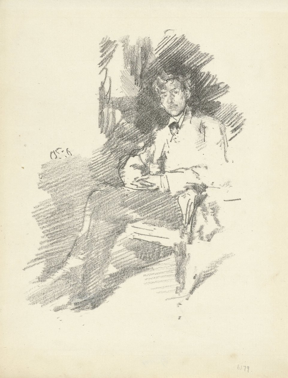 Porträtt av Walter Sickert av James Abbott McNeill Whistler