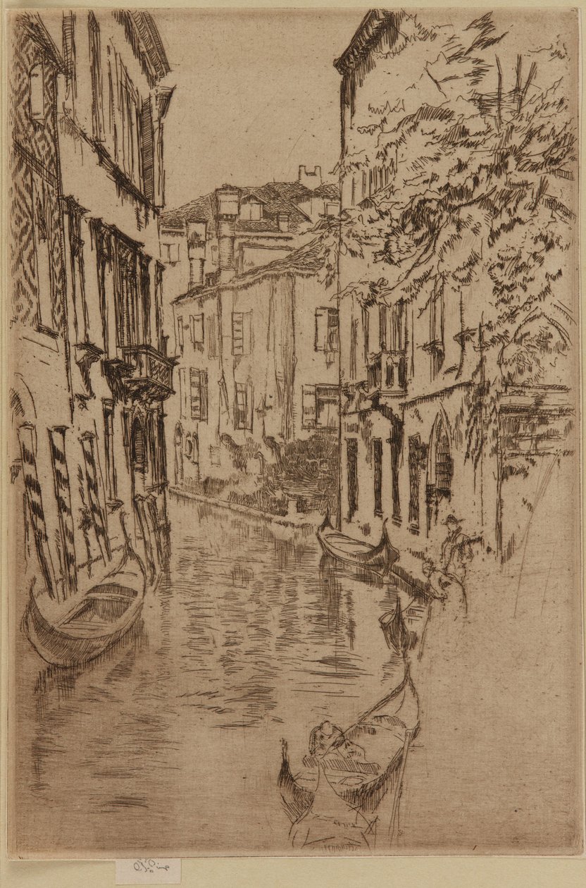 Stilla kanal, 1879-1880. av James Abbott McNeill Whistler
