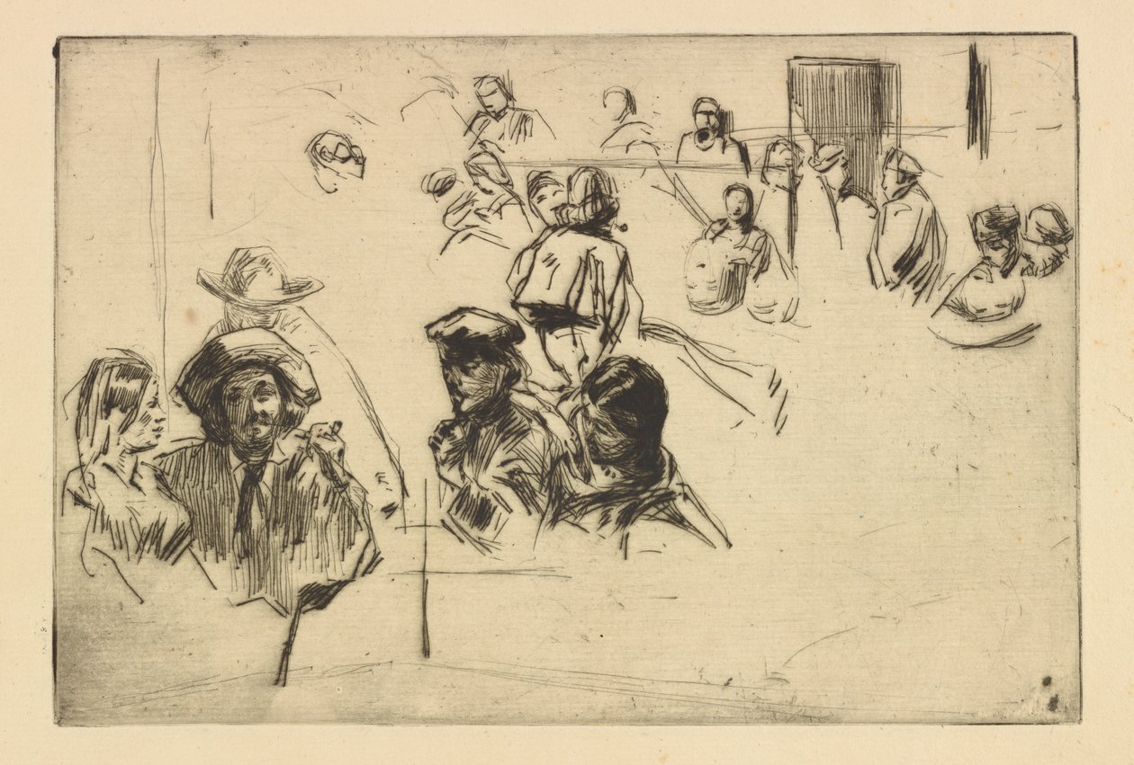 Ratcliffe Highway, 1861. av James Abbott McNeill Whistler