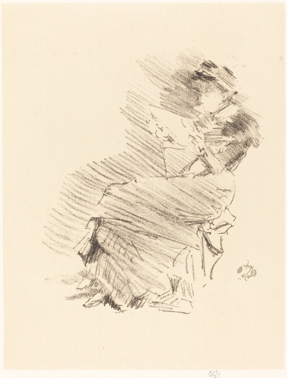 Reading, 18791887. av James Abbott McNeill Whistler