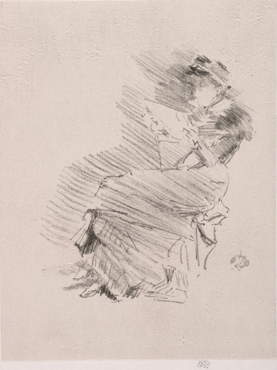 Läsning, 1879. av James Abbott McNeill Whistler