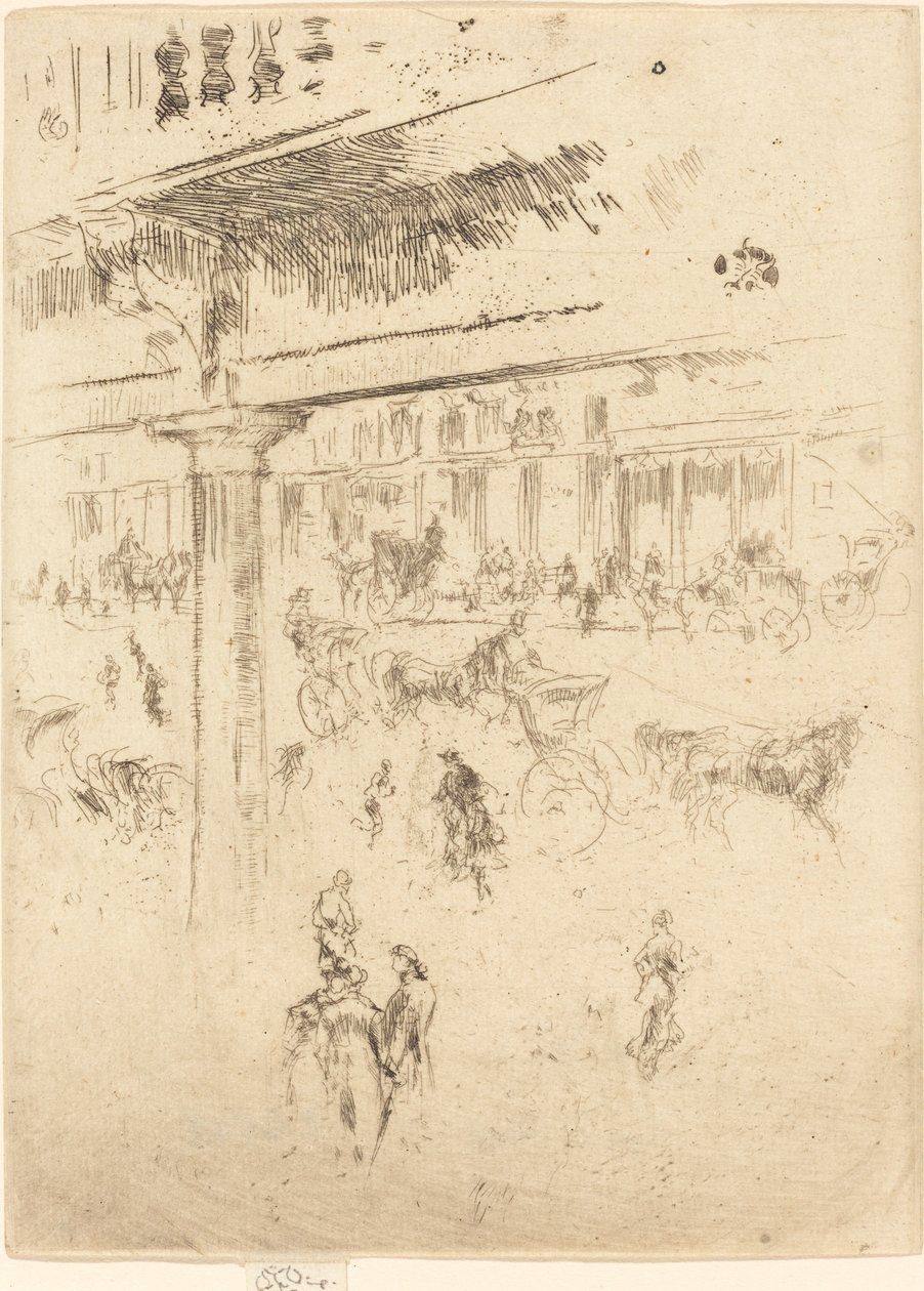 Regents kvadrant, 18801881. av James Abbott McNeill Whistler