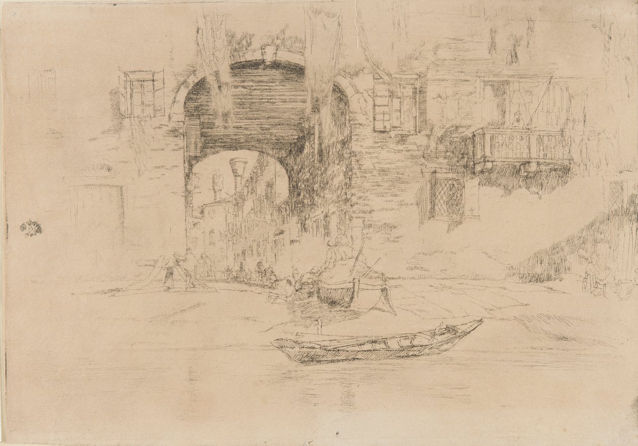 St Blaise, 1879-1880. av James Abbott McNeill Whistler