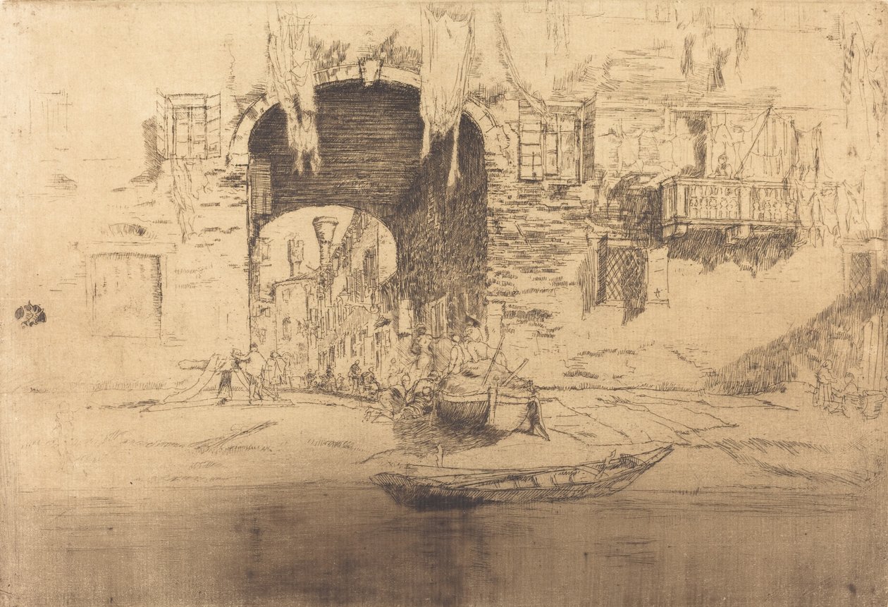 San Biagio, 18791880. av James Abbott McNeill Whistler
