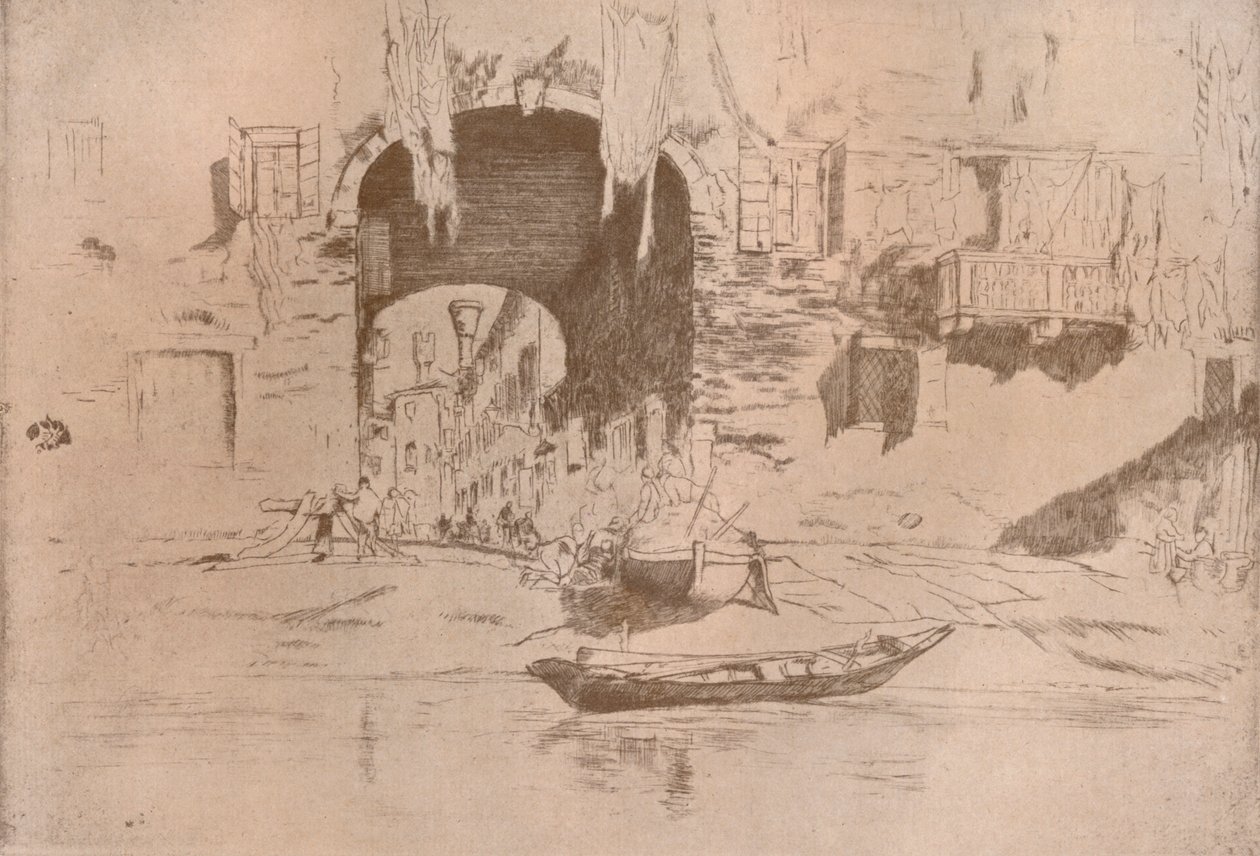 San Biagio, c1879, 1904 av James Abbott McNeill Whistler