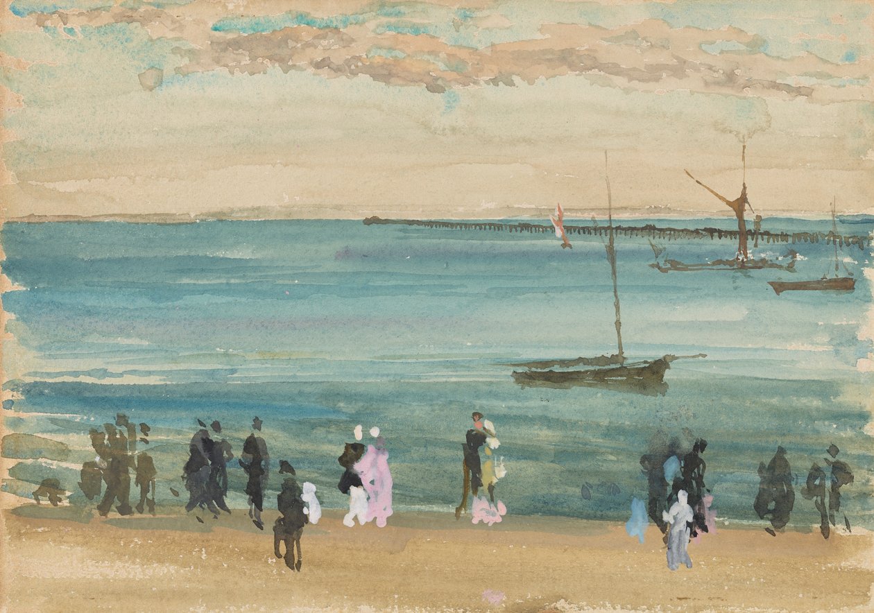 Southend Pier, 1882-1884. av James Abbott McNeill Whistler