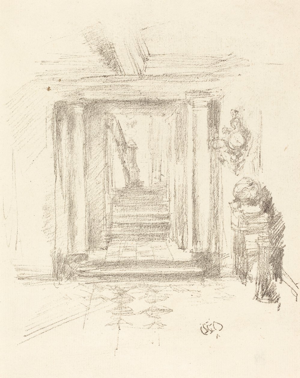 Trappa, 1891. av James Abbott McNeill Whistler