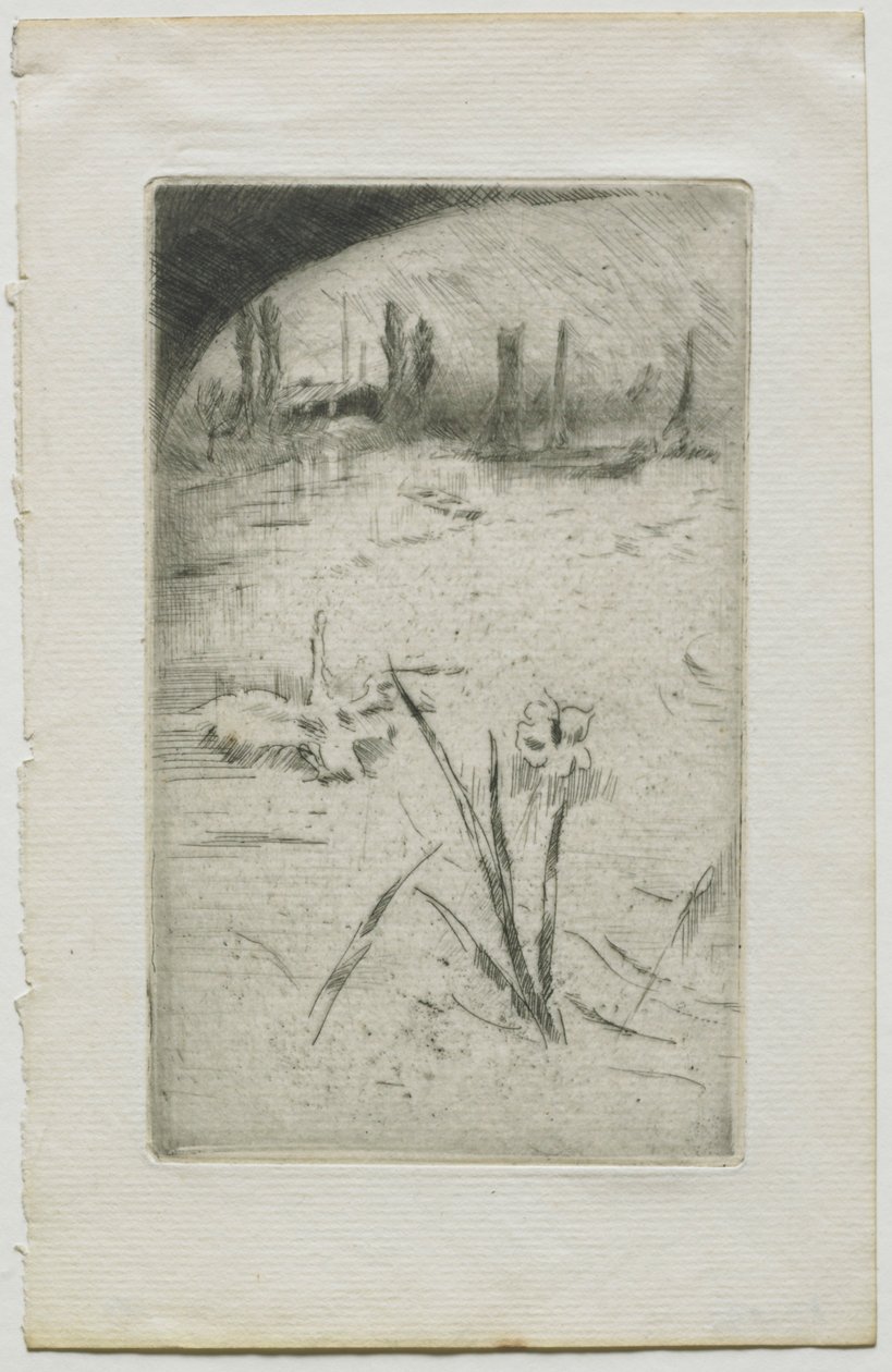 Svanen och Iris, 1883. av James Abbott McNeill Whistler