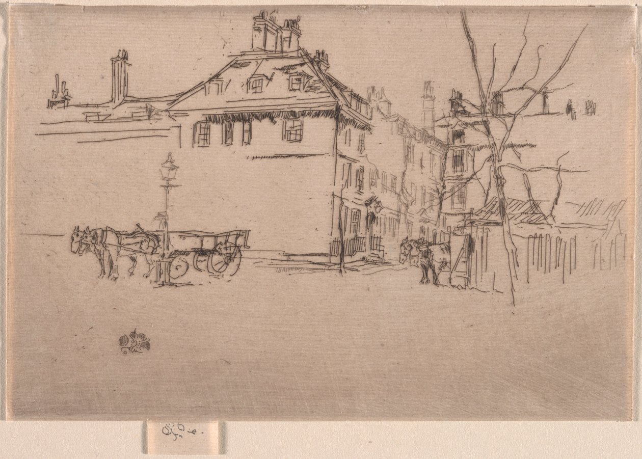 Templet, 1886. av James Abbott McNeill Whistler