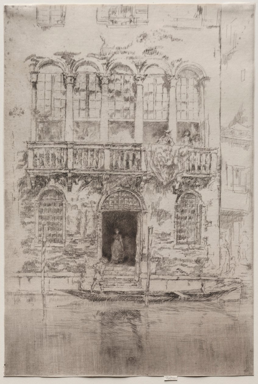 Balkongen, ca. 1880. av James Abbott McNeill Whistler