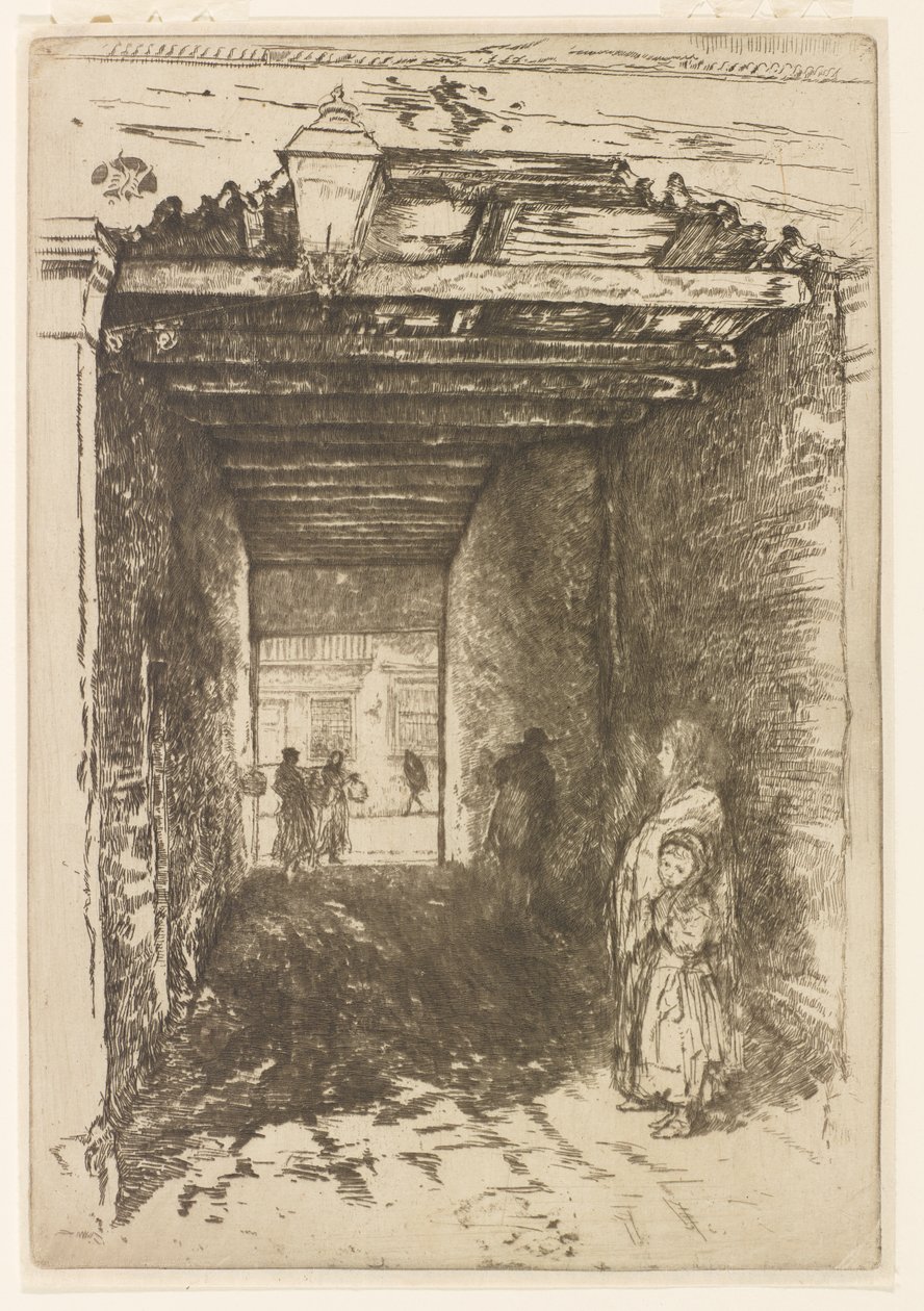 Tiggarna, 1879-1880. av James Abbott McNeill Whistler