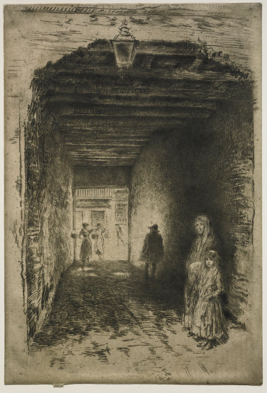 Tiggarna, 1880. av James Abbott McNeill Whistler