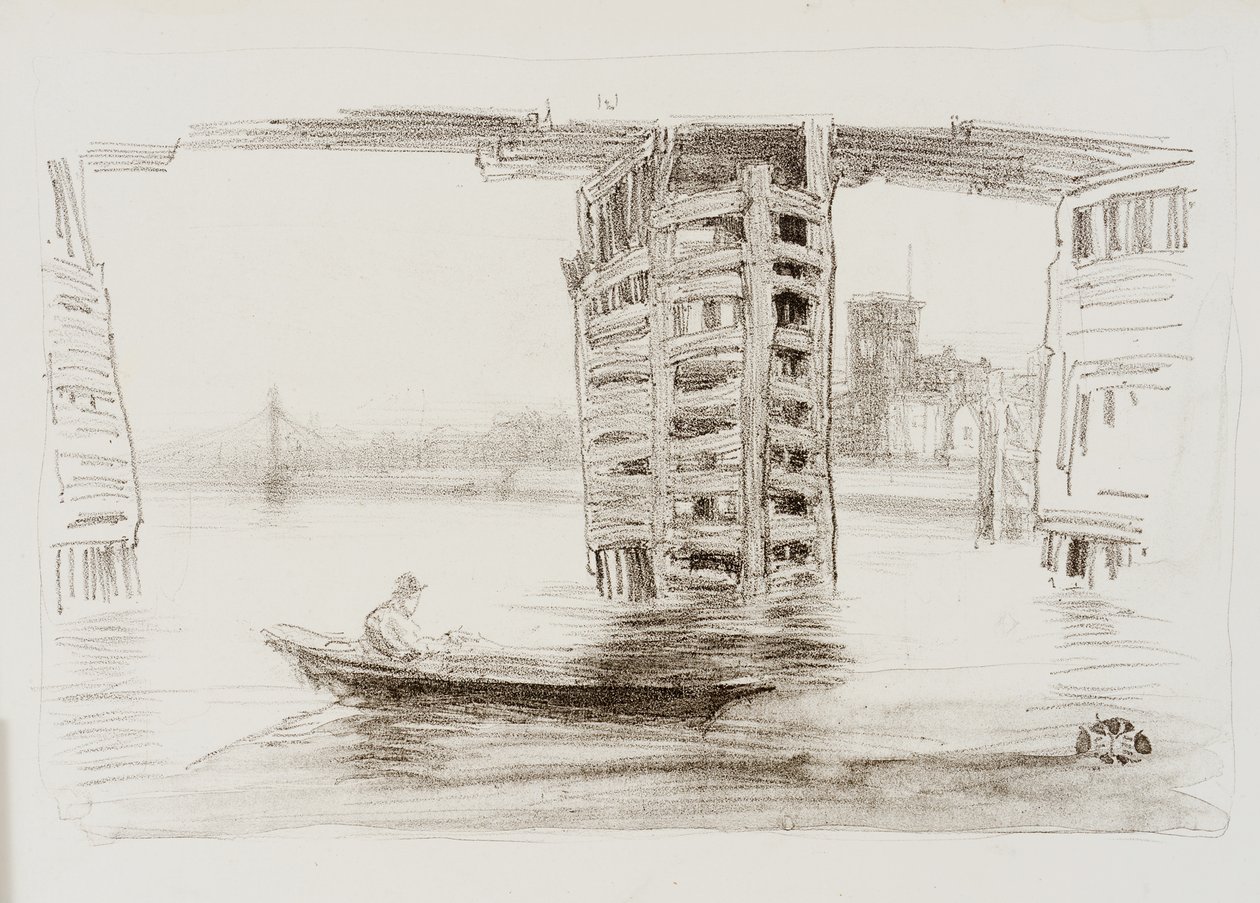 Den breda bron, 1878. av James Abbott McNeill Whistler