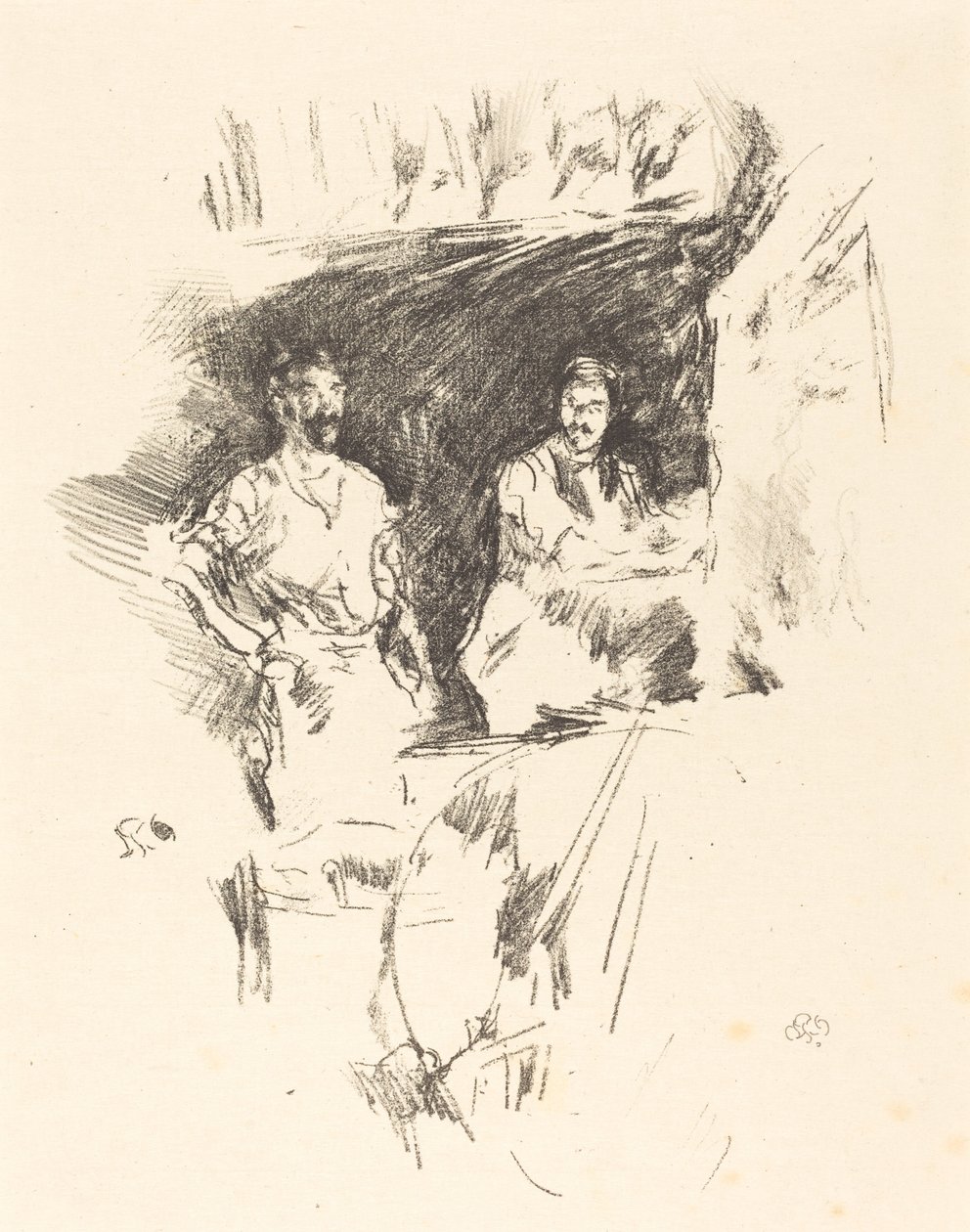 Bröderna, 18951896. av James Abbott McNeill Whistler