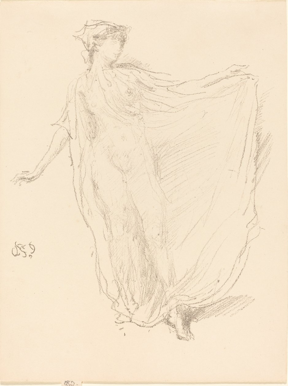 Den dansande flickan, 1889. av James Abbott McNeill Whistler