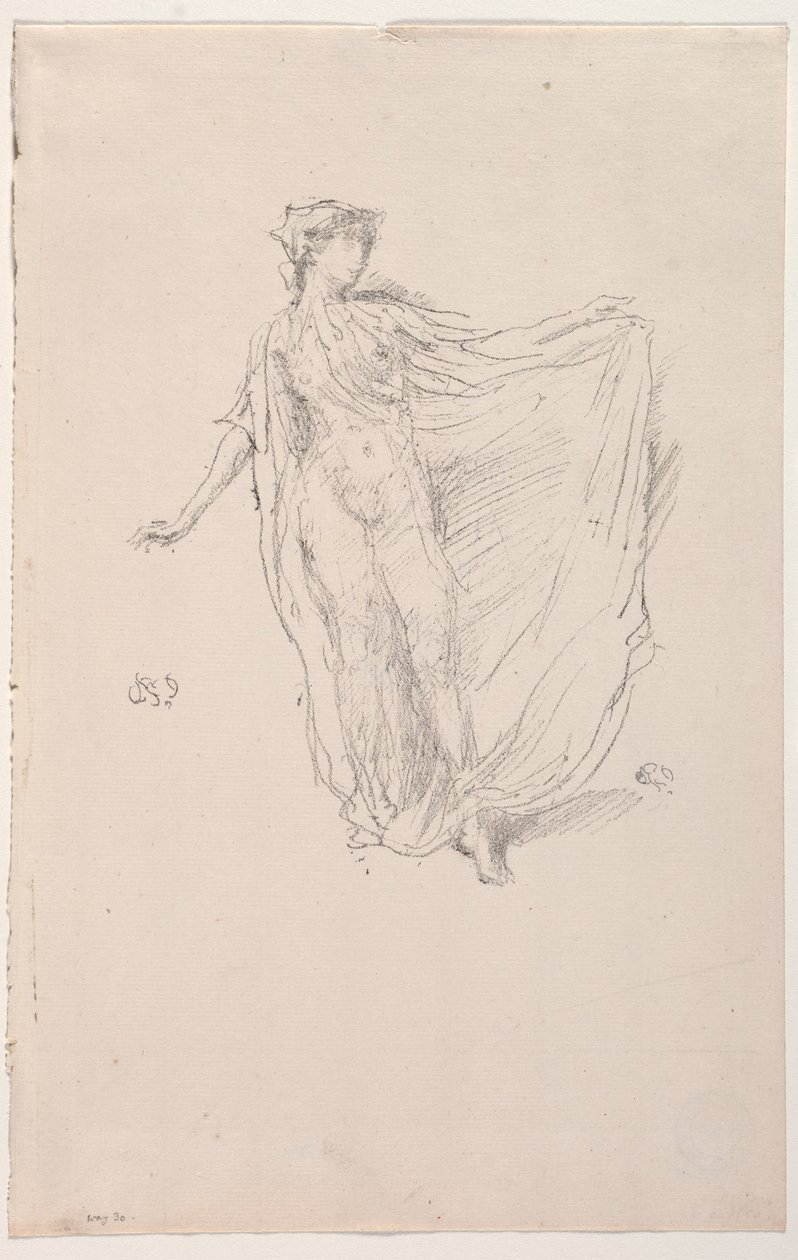 Den dansande flickan, 1890. av James Abbott McNeill Whistler